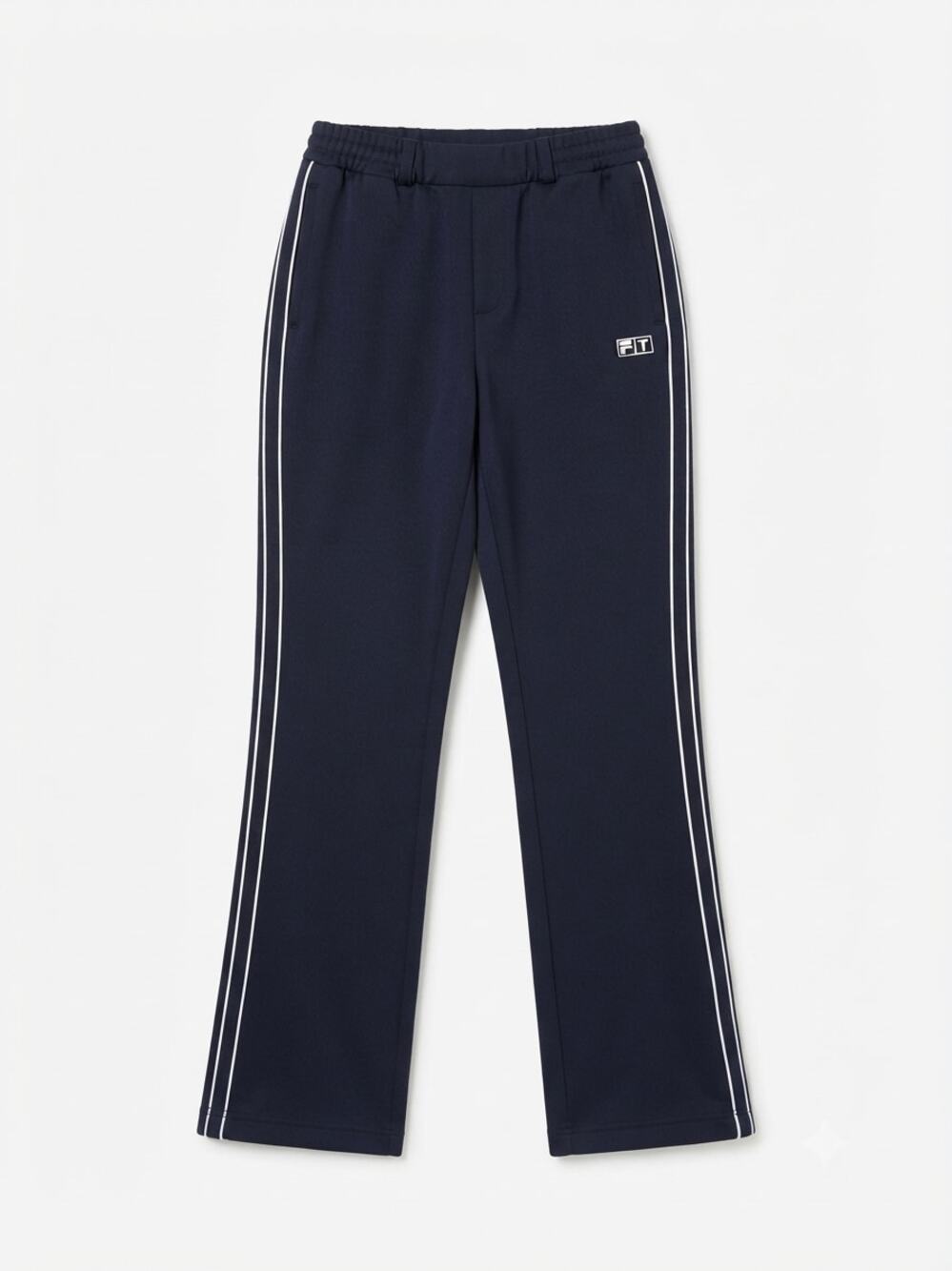 Fila Kids Golf Pants Navy Blue Athletic Track Pants Side Stripe Size 140 9-10